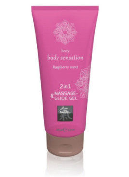 Massage & Glide Gel 2in1 Raspberry Scent